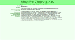 Desktop Screenshot of monikatichy.cz