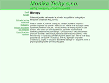 Tablet Screenshot of monikatichy.cz